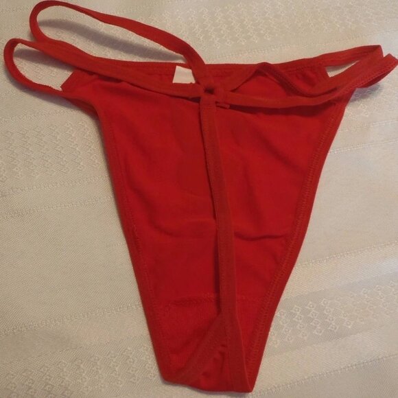 WOMENS Bunny Thong Choice Color Black Red Pink One Size Small Up To 32" NWOT - Picture 5 of 15